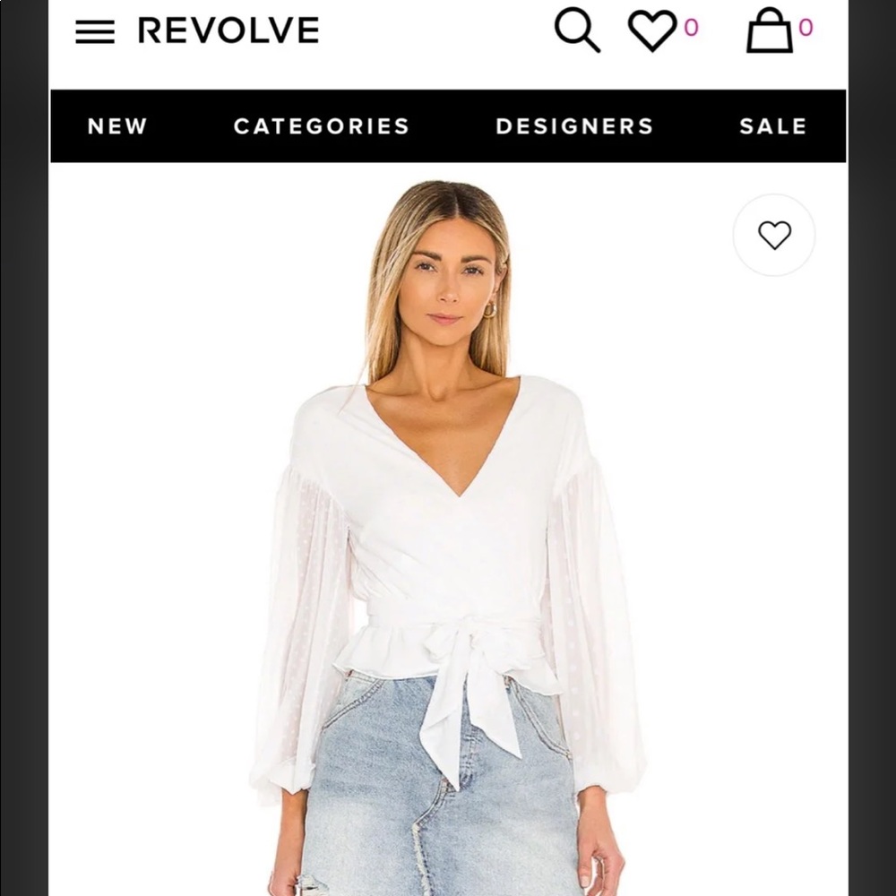 Revolve Celina Wrap Top